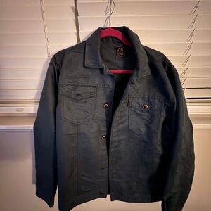 Men's suede Charcoal Shirt Jacket